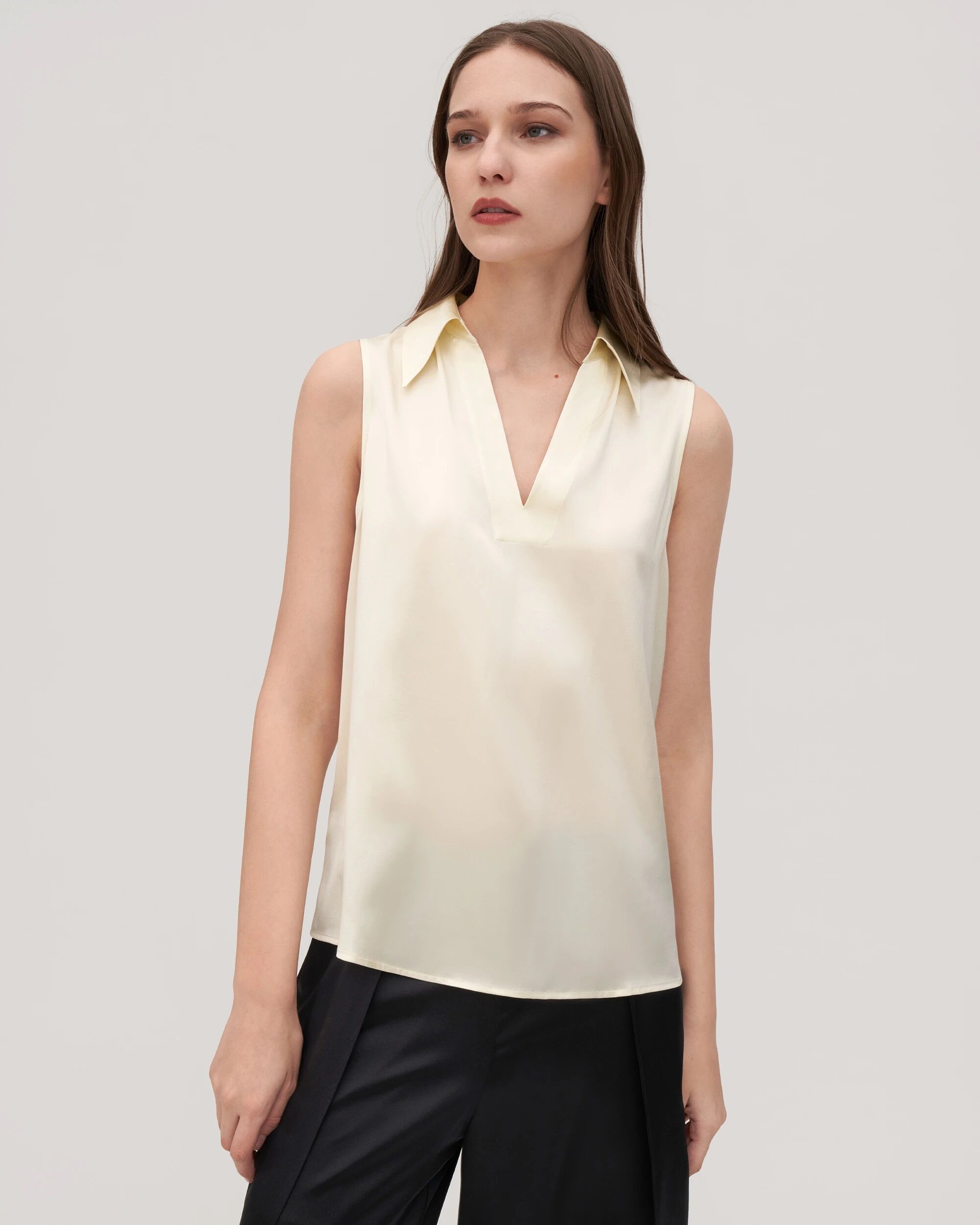 silk white shirt 5 Mulberry Silk White Shirt