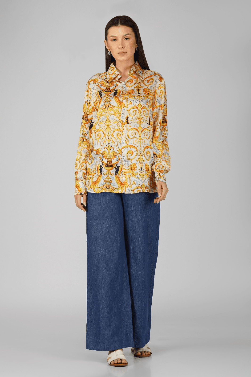 image (1) Women Silk Shirt