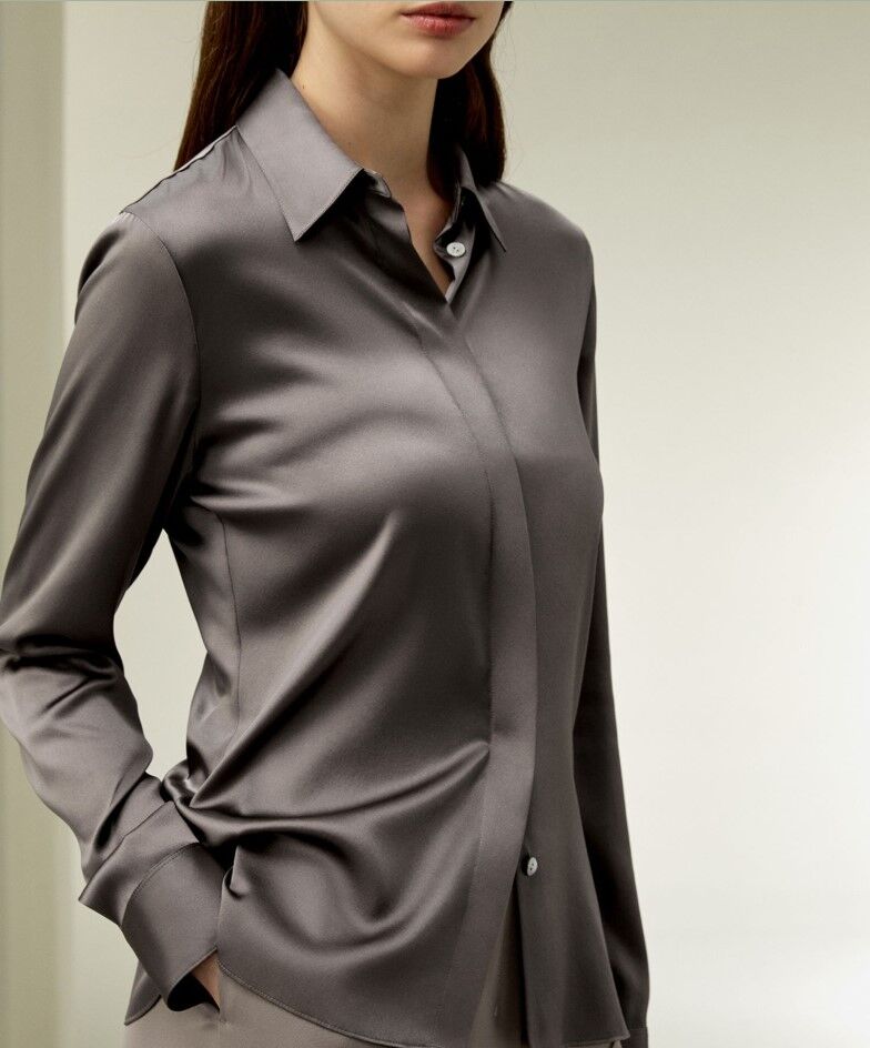 grey silk shirt 4 grey silk shirt 4